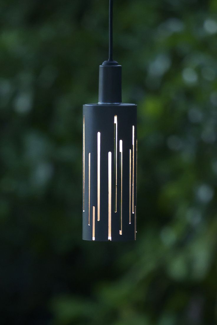 Pendant laser-cut outdoor light